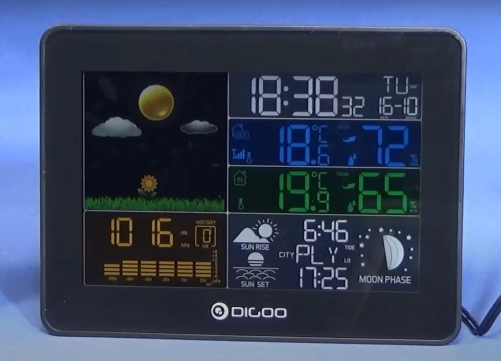 Digoo weather station plus remote sensor